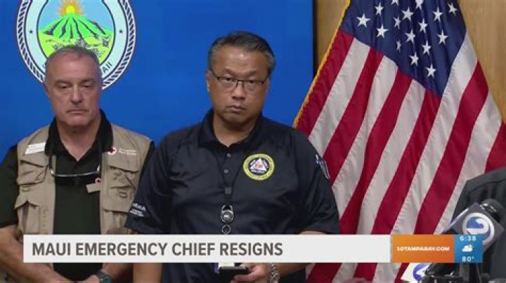 Emergency services chief on Maui resigns after facing criticism for not activating sirens during fire