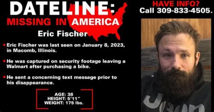Loved ones hoping for safe return of missing Illinois man Eric Fischer who disappeared in January 2023