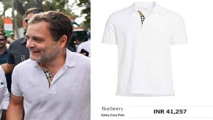 Rahul Gandhi wearing Rs 41000 t-shirt BJP claims in Bharat dekho dig Tweet Bharat Jodo Yatra – India TV