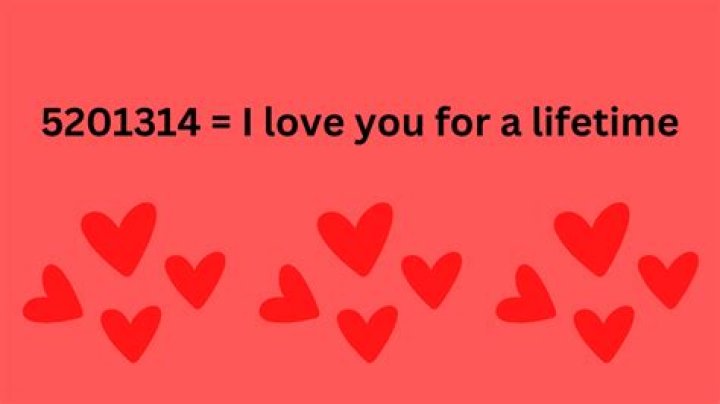 The number 5201314 means 'I love you for a lifetime'. Curious to know why? Find here
