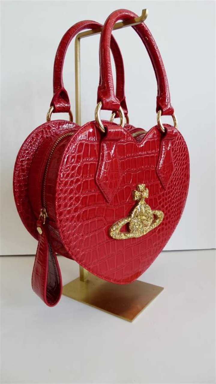 Vivienne Westwood Heart-Shaped Patent Bag