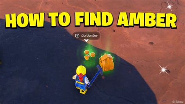 Where To Find Rough Amber in LEGO Fortnite